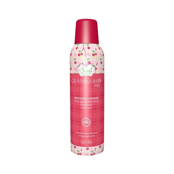 Desodorante Giovanna Baby Aerosol Cherry 150ml Desodorante Giovanna Baby Aerosol Cherry 150ml