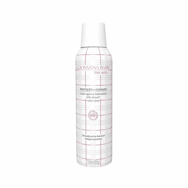 Desodorante Giovanna Baby Aerosol Vanilla 150ml Desodorante Giovanna Baby Aerosol Vanilla 150ml