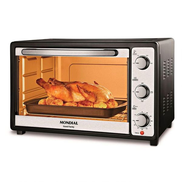 Forno Elétrico Mondial Ii Fr-18 Forno Elétrico 127v Preto 110