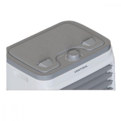 Climatizador De Ar Frio Portátil 16 Litros Clin16 Ventisol Branco Com Cinza 220V
