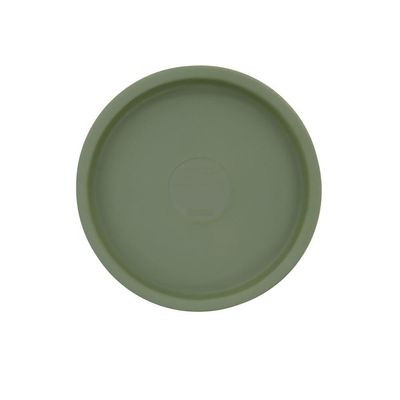Prato Vaso Tramontina Em Polietileno Verde Oliva Pp