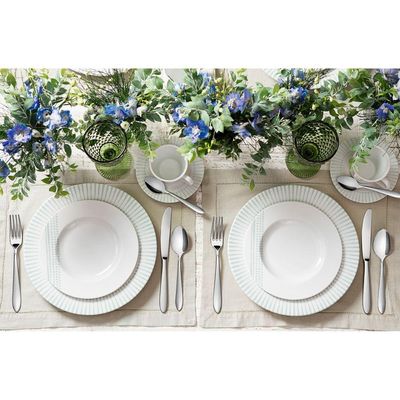 Prato Raso Tramontina Monocroma Em Porcelana Decorada 28 Cm