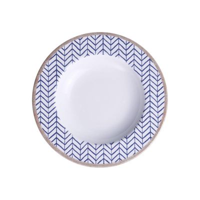 Prato Fundo Tramontina Abstratta Em Porcelana Decorada 23 Cm