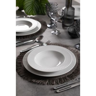 Prato Raso Tramontina Santorini Em Porcelana Decorada 28 Cm