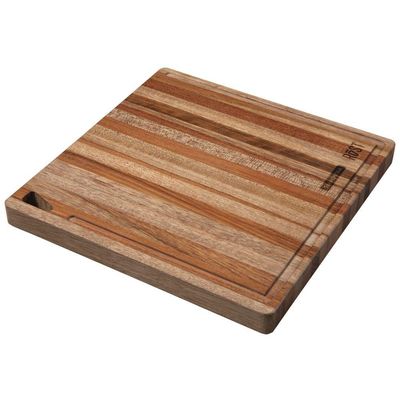 Fsc Tábua Tramontina Em Madeira Jatobá Mesclada Com Acabamento óleo 33x33 Cm