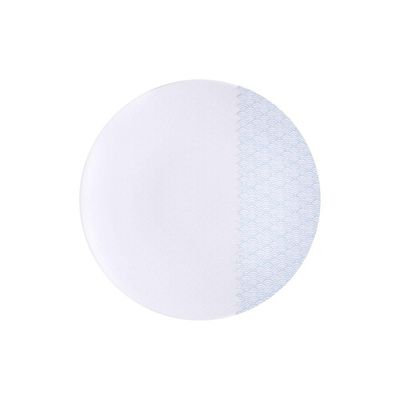 Prato Sobremesa Tramontina Aquarius Em Porcelana Decorada 21 Cm