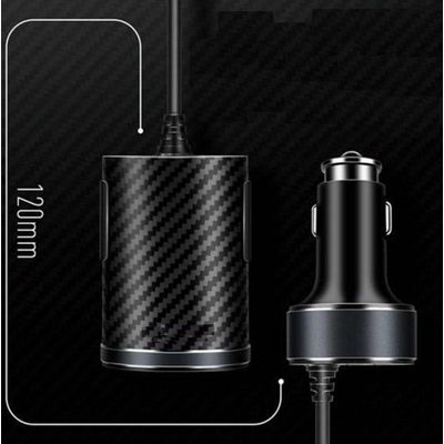 Carregador Veicular 4 Portas USB 5.1V