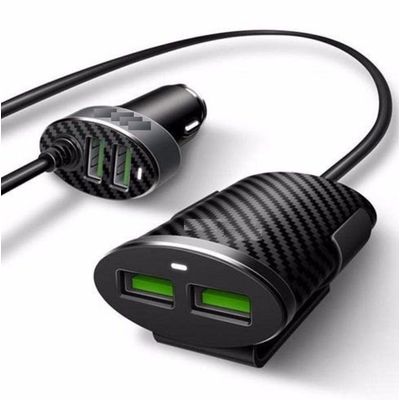 Carregador Veicular 4 Portas USB 5.1V