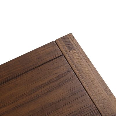 Mesa Sala de Jantar Cozinha Dumai 140cm Madeira Maciça Walnut Escovado - Gran Belo
