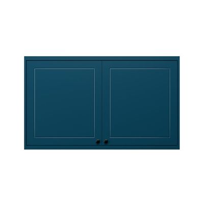 Armário Aéreo Évora 2 PT Azul Órion 120 cm