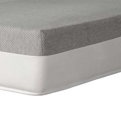 Colchão Solteiro King Guldi Dream Mola Ensacada (30x96x203) Cinza e Branco