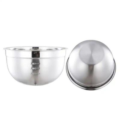 Tigela Mixing Bowl Aço Inox Multiuso Salada Molho Creme 26cm