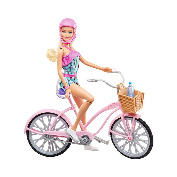 Boneca Barbie com Bicicleta