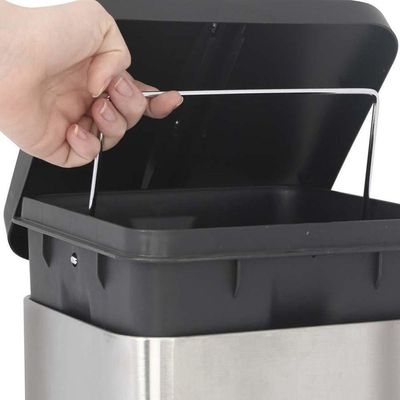Lixeira Quadrada Jaspe 12l