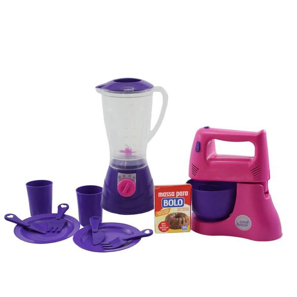 Kit Zuca Toys Cook House Vamos Brincar