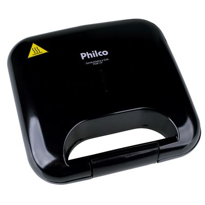 Sanduicheira Grill Philco PGR11P 750W Preto 220V