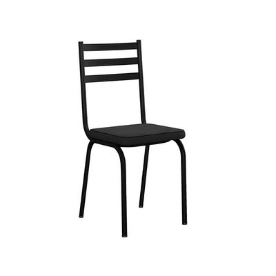 Conjunto de Mesa de Cozinha com 4 Lugares Malva I Preto
