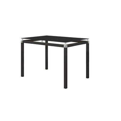 Conjunto de Mesa de Cozinha com 4 Lugares Malva I Preto