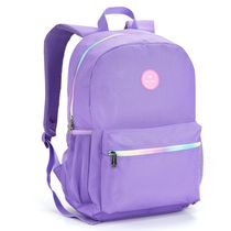 Mochila Básica Ziper Colorido 17" Sortido MJ42012 Seanite