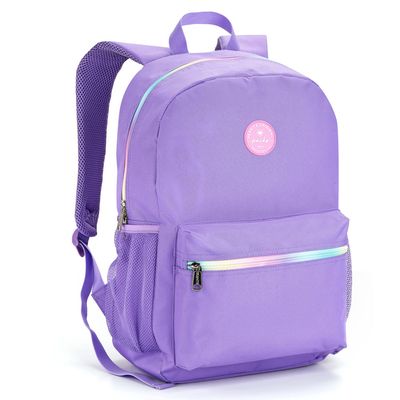 Mochila Básica Ziper Colorido 17" Sortido MJ42012 Seanite