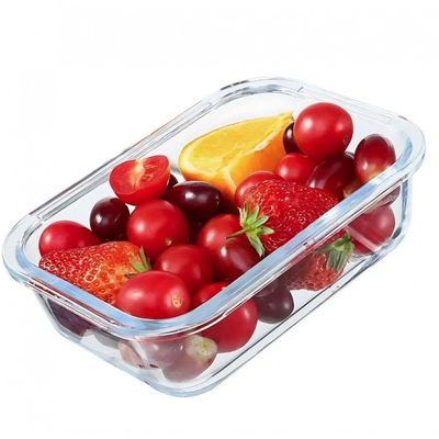 Pote De Vidro Retangular Hermetico Marmita 1000 Ml - Mimo
