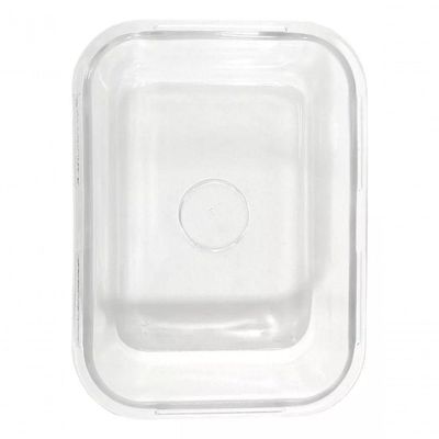Pote De Vidro Retangular Hermetico Marmita 1000 Ml - Mimo