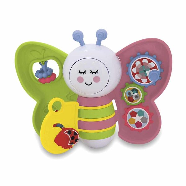 Brinquedo para Bebê Babyleta Ta Te Ti Rosa com Luz e Som
