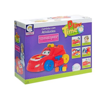 Play Time Carro com Atividades 1951 - Cotiplás