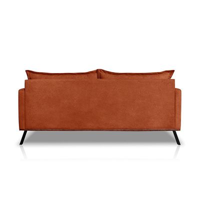 Sofá 2 Lugares Zeus Linho Bouclê Terracota 160 cm