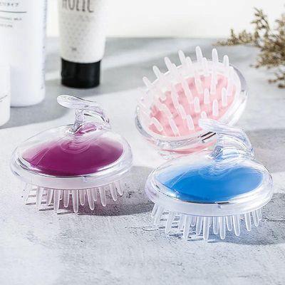 Escova Massageadora Capilar Couro Cabeludo Silicone Para Banho