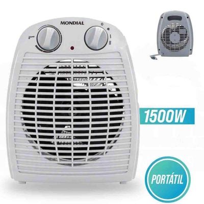 Aquecedor De Ar Portátil A-08 Cinza Mondial 110V