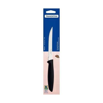 Faca Para Churrasco E Frutas Tramontina Plenus Preto 5 Tramontina