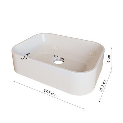 Gabinete Arm Banheiro Deli 2 Portas Com Cuba Oxford Branca Titanium nature