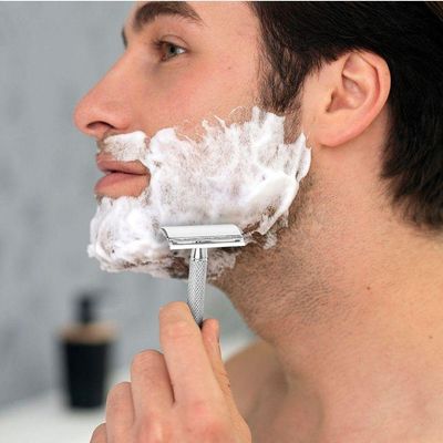 Lâminas De Barbear 4un Aço Inoxidável Para Barbeador Navalha Super Duplo Fio Enox