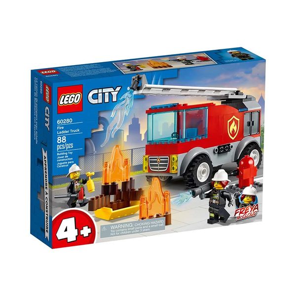City Lego Caminhão dos Bombeiros com Escada