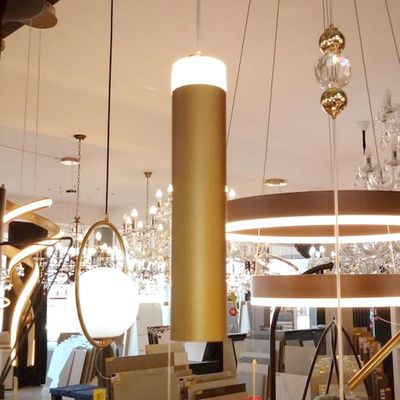 Dinamica Pendente Dcd01133 Led 7w 3000k Acrilico Dourado