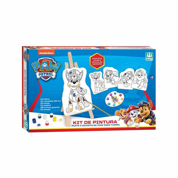Kit Pintura Nig Patrulha Canina em Madeira