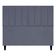 Cabeceira Decorativa Elen Para Cama De Casal 140 Cm Suede Cinza, Suede
