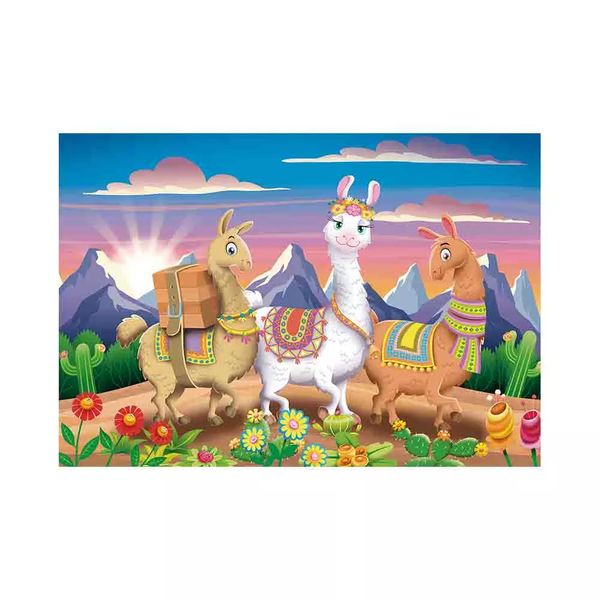 Quebra-Cabeça Grow Lhamas com 30 Peças