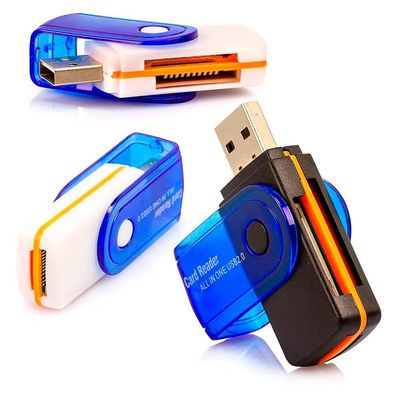 Mini Leitor De Cartao De Memoria Sd Microsd Usb 2.0 Transflash Sony Memory Stick Mmc Micro-Sd Mini Sony Suporta Os Cart