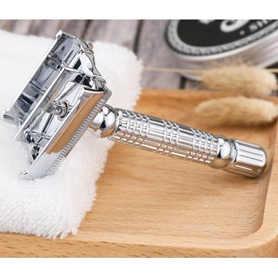Aparelho Barbeador Retro Manual Borboleta Luxo Barba Top