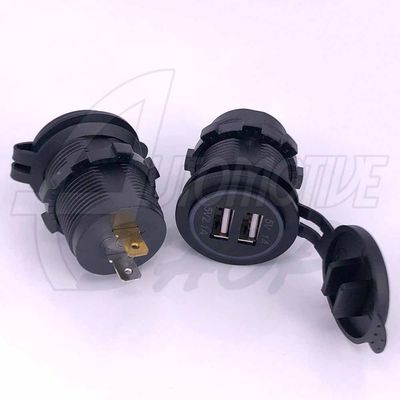 Adaptador Tomada 12v 24v Carregador Carro Usb Saida 5v 2.1a Verde