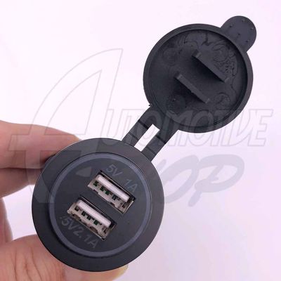 Adaptador Tomada 12v 24v Carregador Carro Usb Saida 5v 2.1a Verde