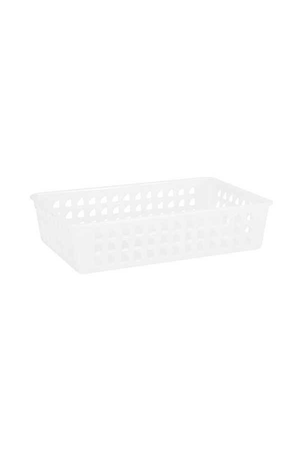 Cesta Le Plástica Vazada Cores Diversas 26x17x6
