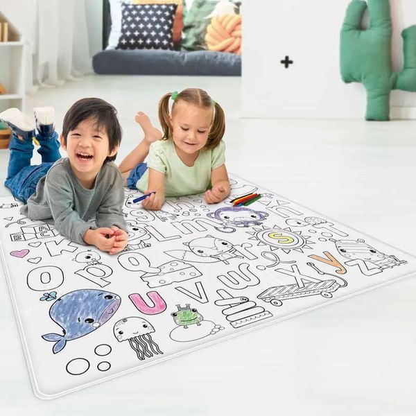 Tapete para Colorir Fisher Price de PVC com Giz de Cera