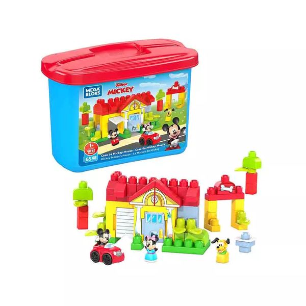 Mega Bloks Disney Casa do Mickey Mouse com 60 Blocos Mega Bloks Disney Casa do Mickey Mouse com 60 Blocos