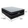 Cama Box Preto E Colchão Elegant Molas Ensacadas King Ortobom