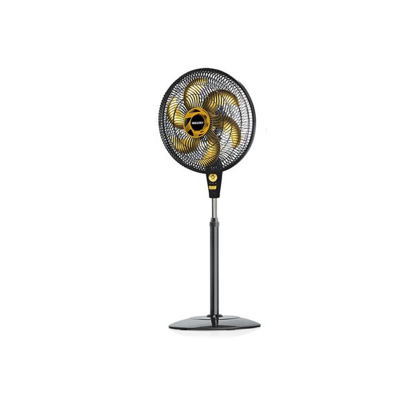 Ventilador de Coluna Mallory 6 Pás Air Timer Ts-Dr Preto e Dourado - 40cm 220V