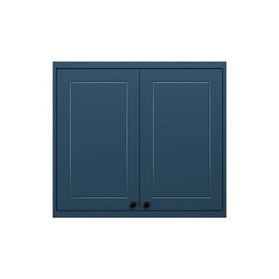 Armário Aéreo Évora 2 PT Azul Orion 80 cm