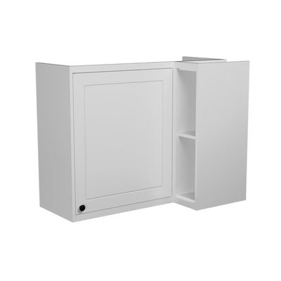 Armário Aéreo de Canto Évora 1 PT Branco Ártico